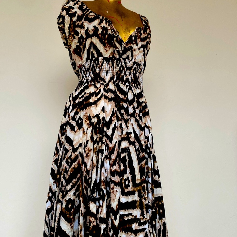 Italian Smocked Waist Maxi